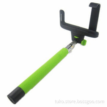 Selfie stick with Bluetooth shutter button